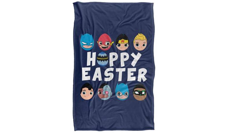 DC Super Friends Character Soft Touch Blanket - 152cm x 127cm