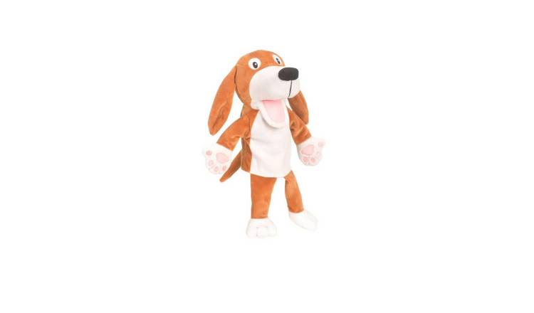 Fiesta Crafts Dog Moving Mouth Hand Puppet - 18 Months +