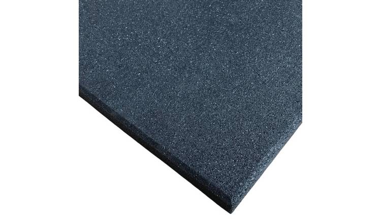 Ark Mat Black 30mm Rubber Crumb Gym Floor Tiles Heavy Duty - 1m x 1m