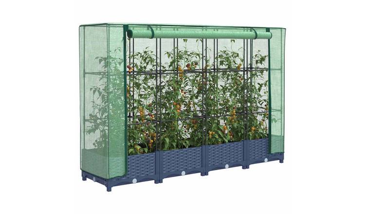 Walplus Iron Raised Garden Bed V2 - 160 x 40 x 123 cm