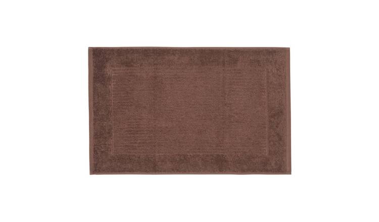 Homescapes Turkish Cotton Bath Mat - Chocolate