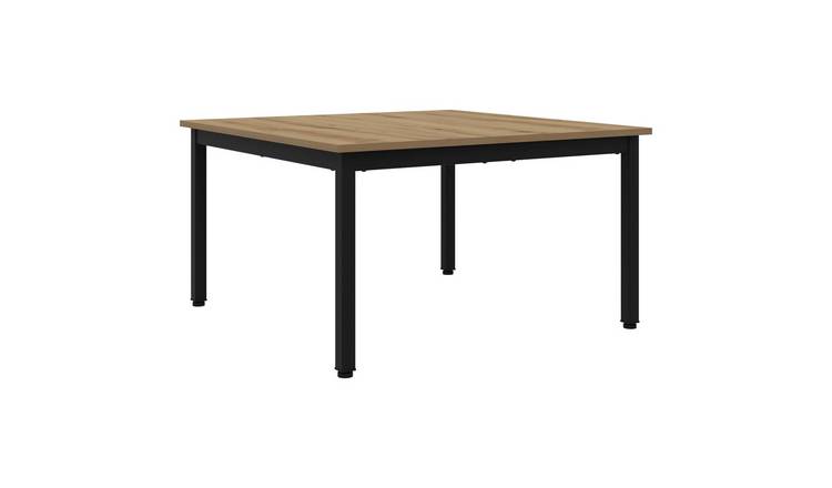 Walplus Engineered Wood Coffee Table - Oak - 80 x 80 x 45 cm