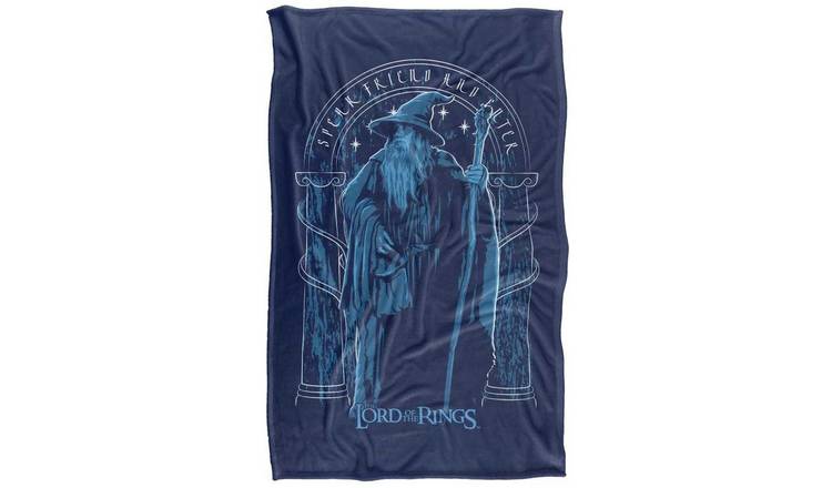 Lord Of The Rings Gandalf Doors Of Moria Soft Touch Blanket - 147cm x 91cm