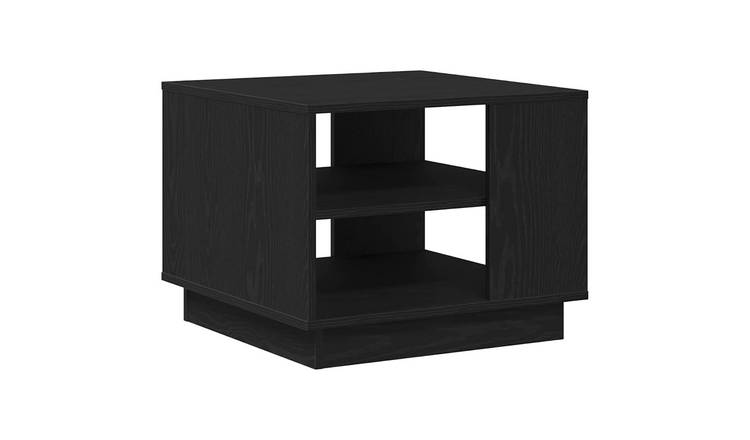 Walplus Storage Weight Coffee Table - Dark Oak - 55 x 55 x 42 cm