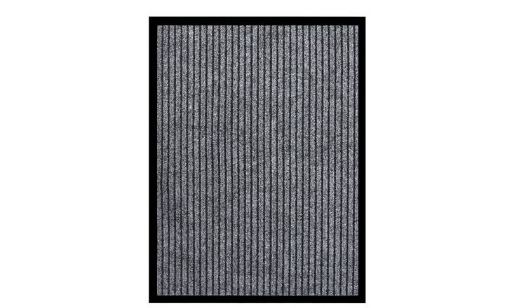 Walplus Doormat - Striped Grey - 60 x 80 cm