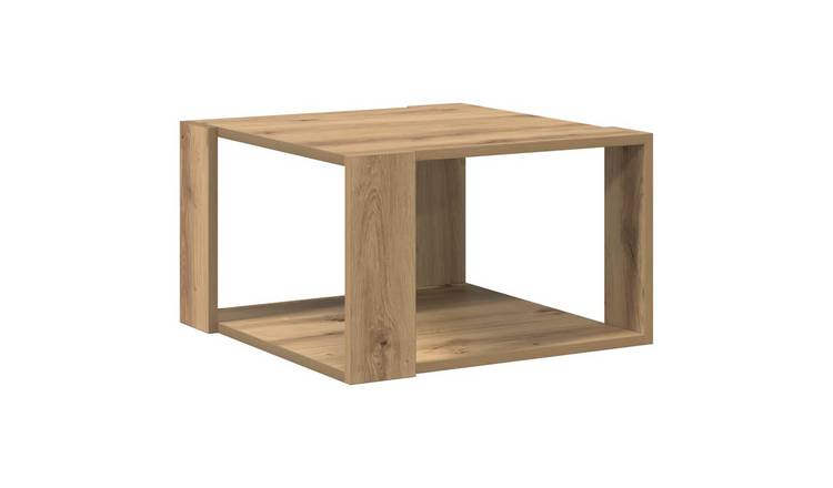 Walplus Engineered Wood Coffee Table - Oak - 51.5 x 51.5 x 30 cm