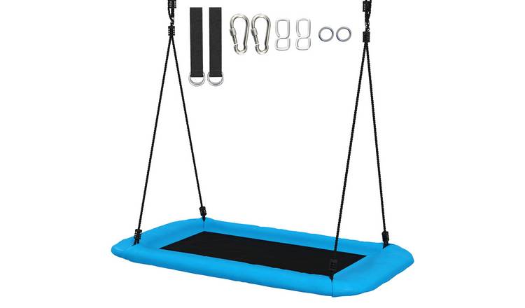 AIYAPLAY Adjustable Ropes Tree Straps Indoor Outdoor Swing - Blue