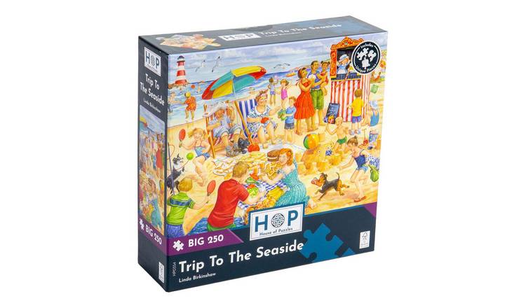 The House of Puzzles Trip To The Seaside BIG 250 Puzzle 3 Years +