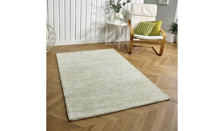 Mega Flooring Green Handmade  Rug - 80 x 150cm