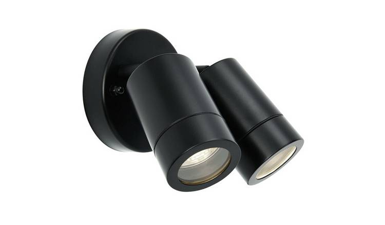 Loops Direct 12.5cm Palin Stainless Outdoor Spotlight - Matt Black High