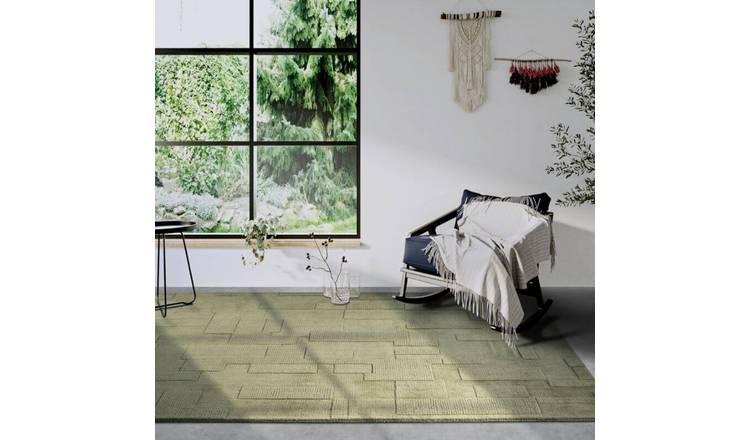 Villeroy & Boch Green 1906 Wilhelmine Wool Rug - 80 x 150cm