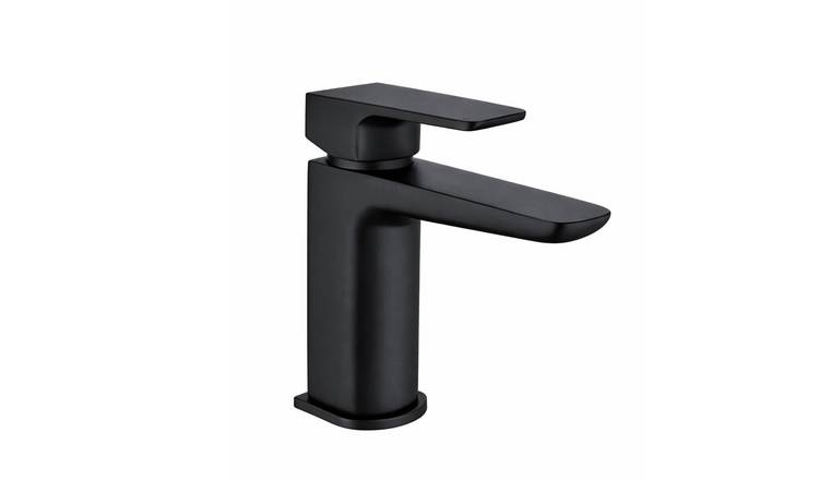 Baridi Basin Mixer Tap with Clicker Waste Easy Installation – Matt Black