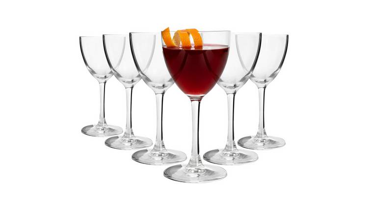 Argon Tableware Hoxton Crystal Nick & Nora Glasses - Pack of 6