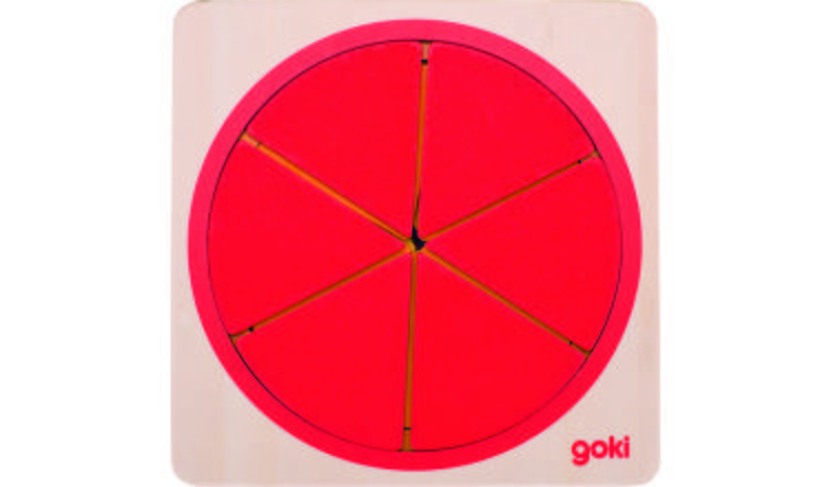 Goki Rainbow Puzzle 21 Piece Layered Stacking Game