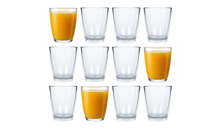 Argon Tableware Conical Glass Tumblers - 250ml - Pack of 12