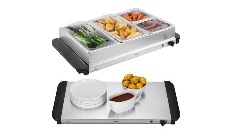 Vonshef  Food Warmer 4 Tray 7.2L Table Top Electric 300W