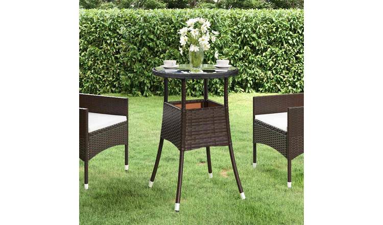 Walplus Garden Table - Brown - 60 x 75 cm