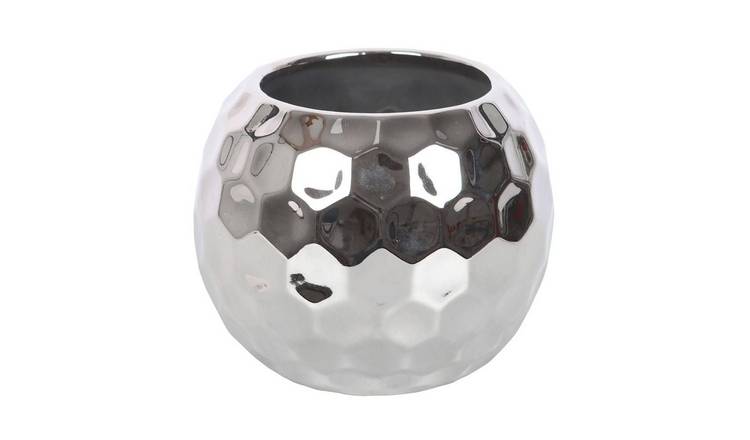 Something Different Disco Ball Vase - Silver