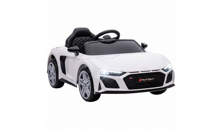 AIYAPLAY Audi R8 Spyder 12V Remote Control Ride on Car – White