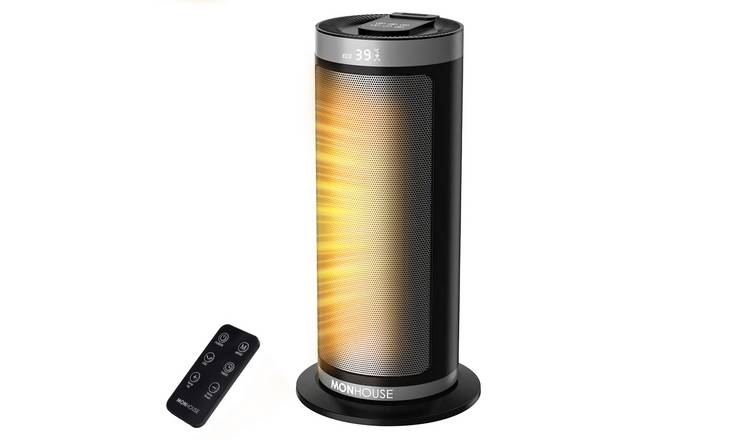 MONHOUSE 2000W Energy Efficient Electric PTC Portable Heater 40cm - Grey
