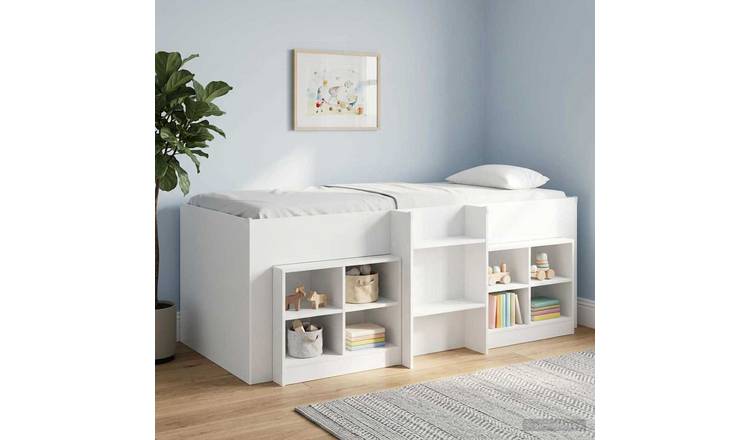 Walplus Engineered Wood Single Kids Loft Bed - White