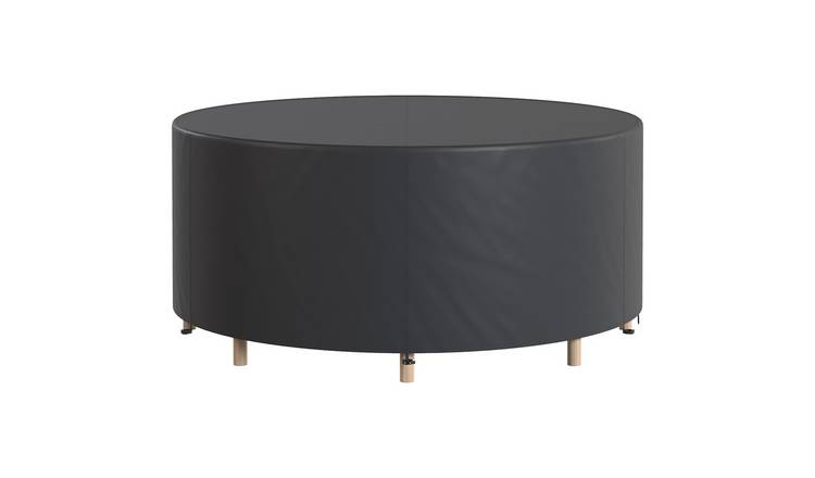 Outsunny Round Waterproof 420D Oxford Garden Furniture Cover – Black