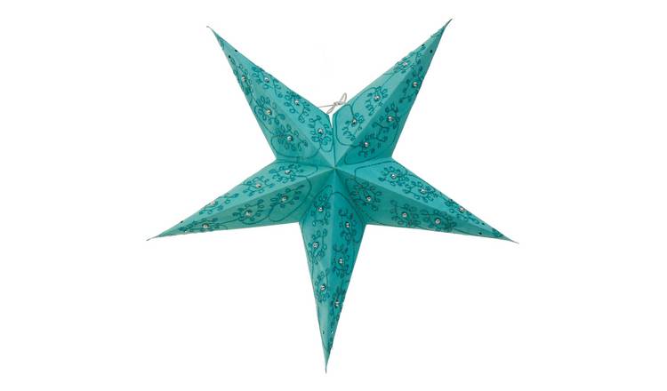 Orsina Leela 5 Point Paper Star – Turquoise