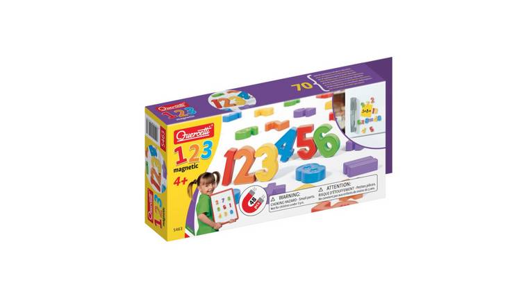 Quercetti 48 Pieces Numbers Game 123 Magnetic