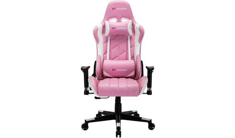 Gtforce Pro Gt Reclining Sports Racing Faux Leather Gaming Chair – Pink