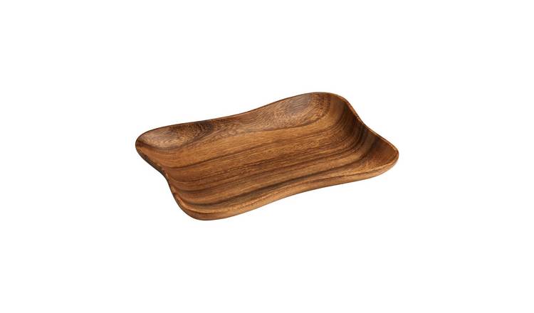Orsina Kora Acacia Small Curved Rectangle Serving Dish