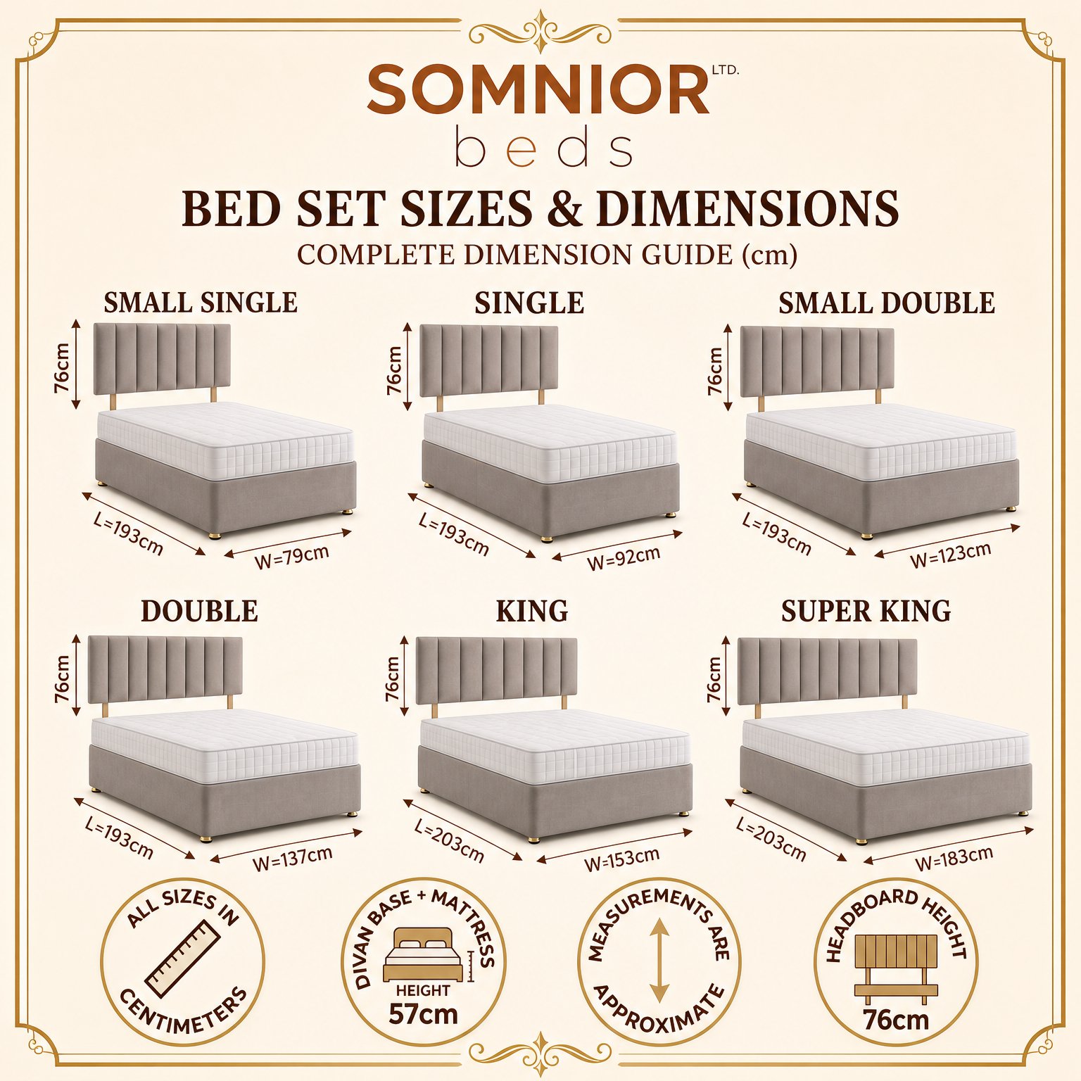 Somnior Chester Velvet Small Single Open Coil Divan Bed Set - Silver - Image 5