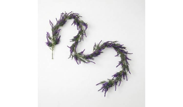 Homescapes Polyester Garland 190cm - Purple
