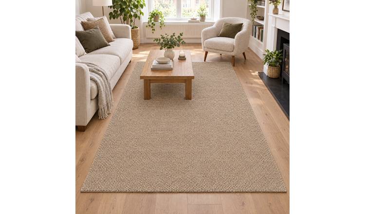 Ted Baker Beige Greenwich Wool Rug - 120 x 170cm