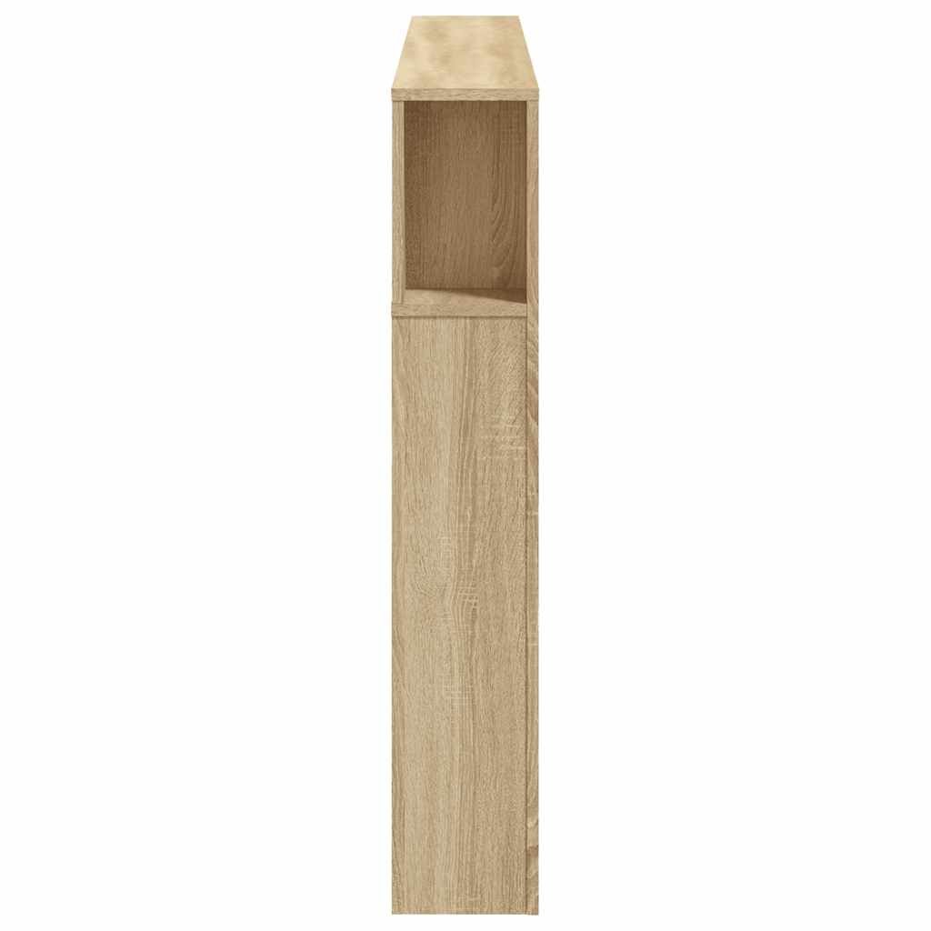 Walplus Engineered Wood LED Headboard - Light Oak - 160 x 18.5 x 103.5 cm - Image 7