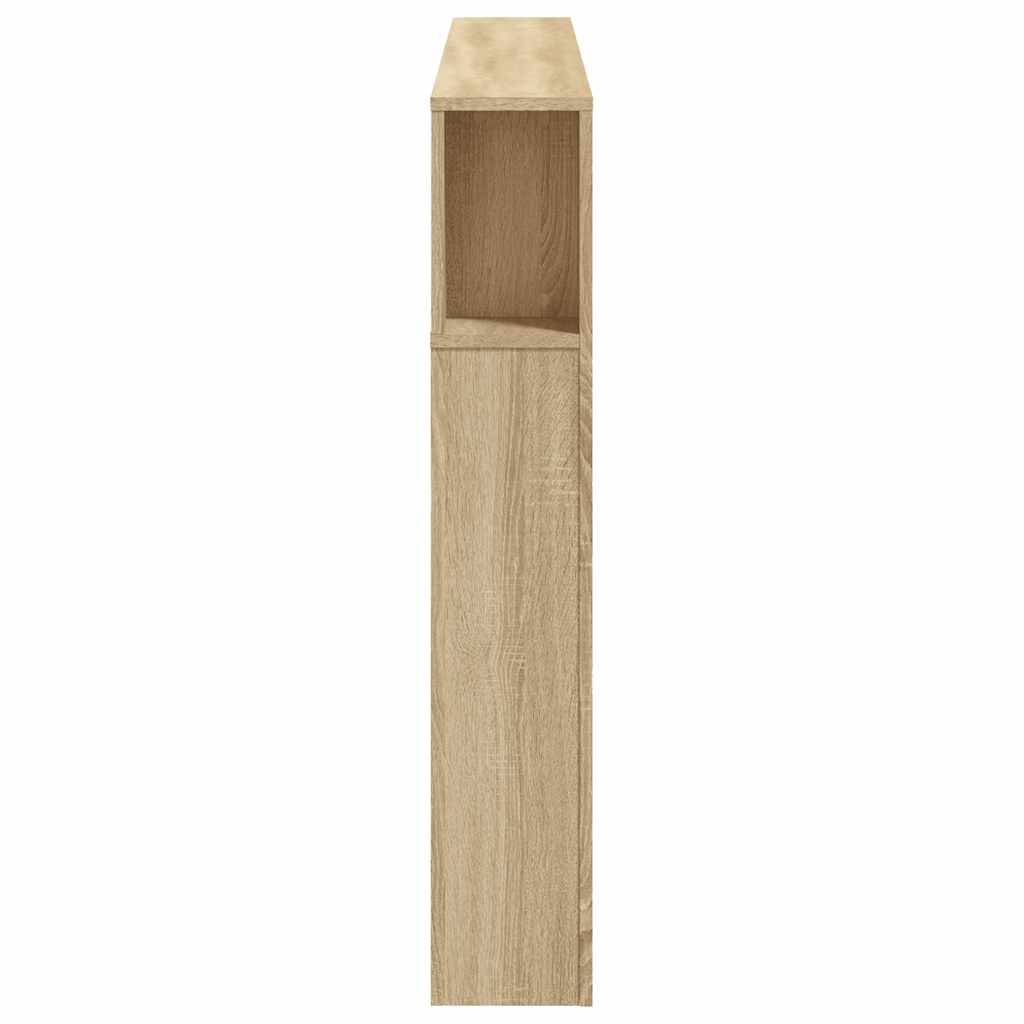 Walplus Engineered Wood LED Headboard - Light Oak - 160 x 18.5 x 103.5 cm - Image 7