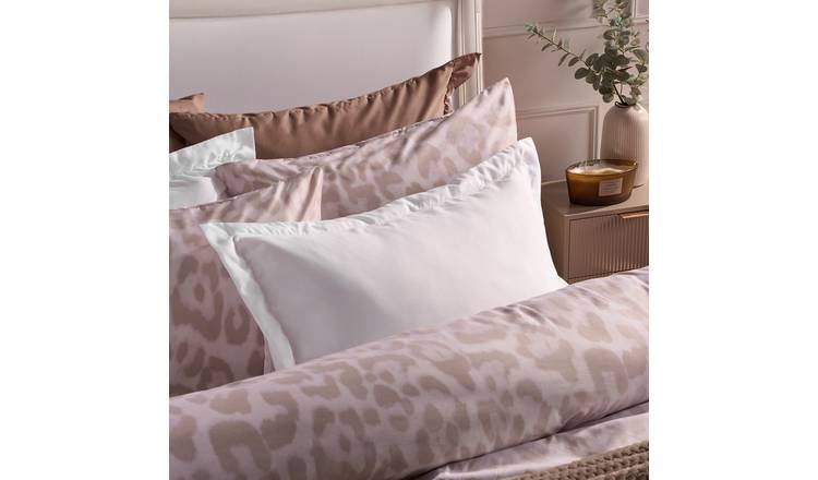 OHS 2 Pack Plain Dyed Oxford Pillowcases - White