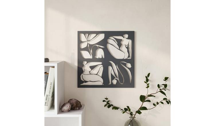 Decortie Metal Decorative Aitus Art, Black