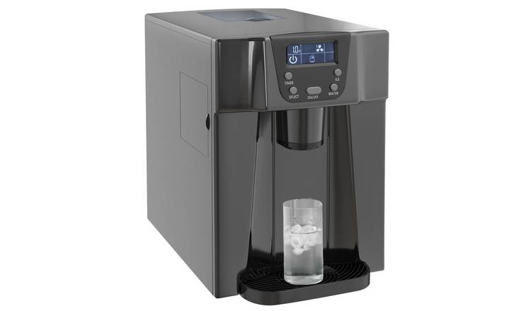 HOMCOM 3L Ice Maker Machine 9 Ice Cubes Ready in 6 to 10 Mins - Black