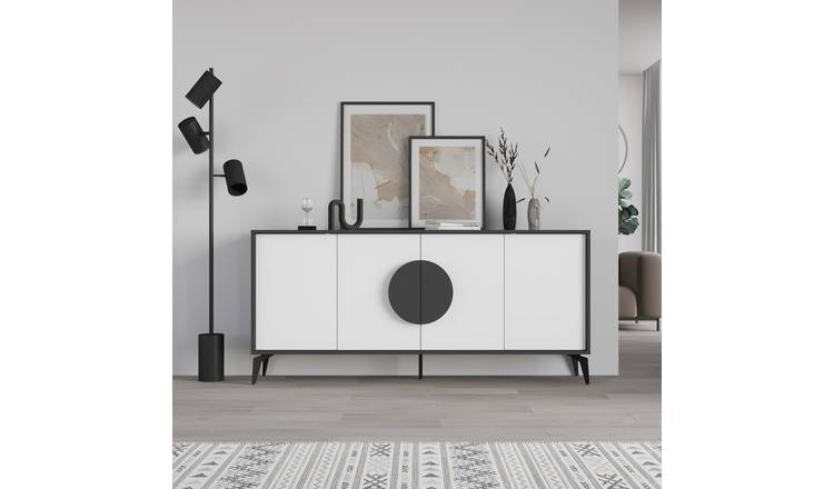 Decortie Gora 4 Sliding Door Sideboard - Anthracite