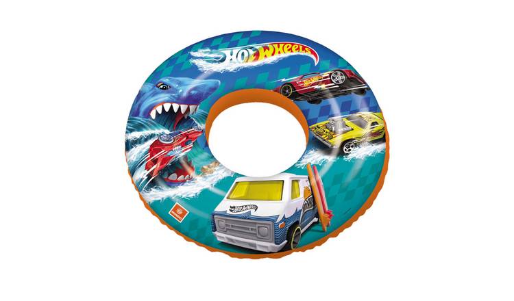 Mondo 50cm Hot Wheels Inflatable Swim Ring - Orange