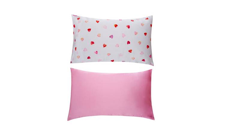 SMUG Satin Pillowcase Set - Loveheart Print