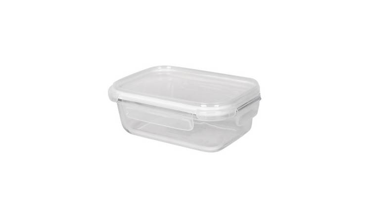 Harbour Housewares Glass Food Storage Container with Lid - 17 x 5.5cm
