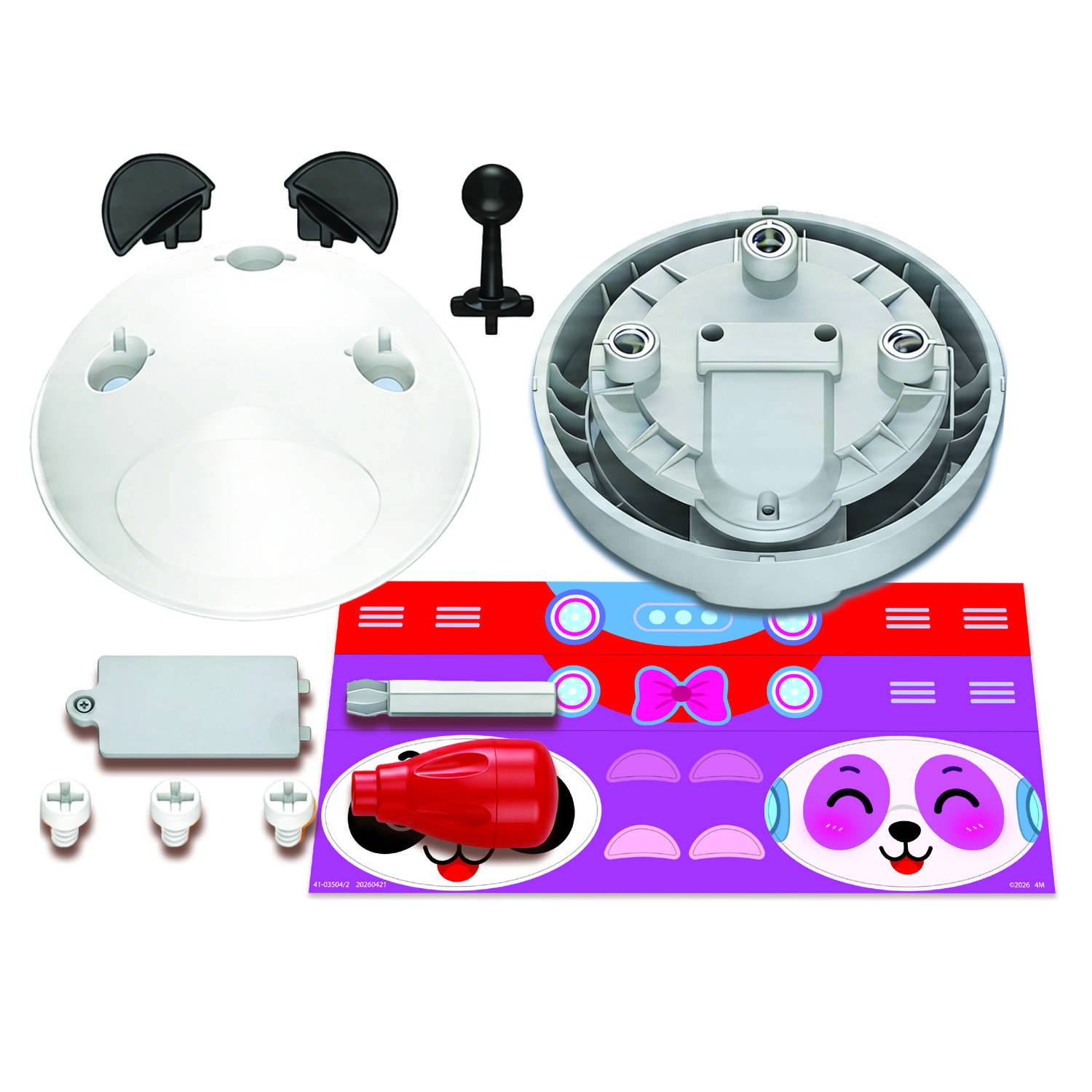 4M Kidzrobotix Robot Making Kit Q.Botz Panda- 5 Years + - Image 2
