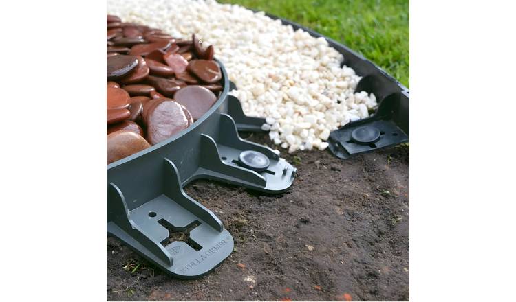 Primrose Easy Install Flexible Garden Edging Pieces in Green - 15m
