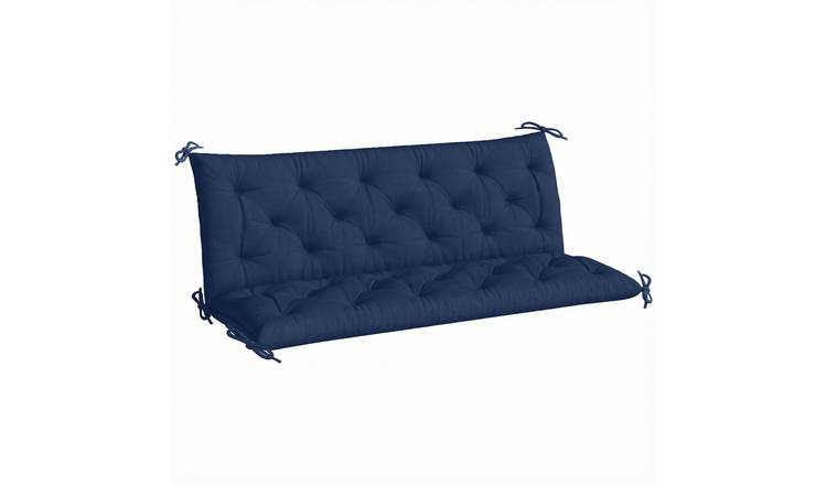 Outsunny Polyester Bench Cushion – Navy