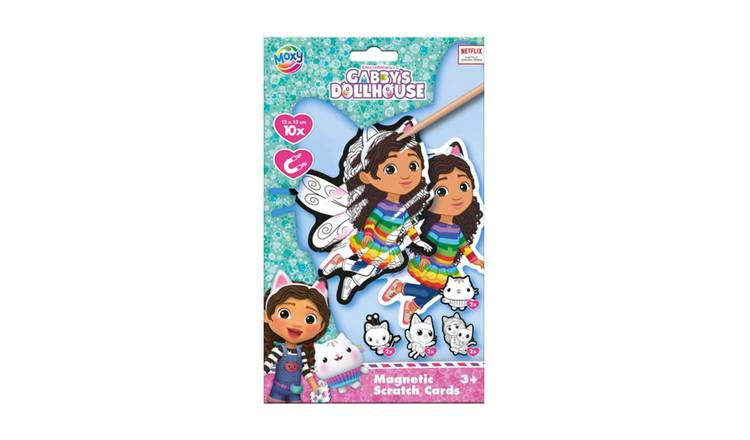 Totum Gabby Dollhouse Scratch Magnets Craft Set