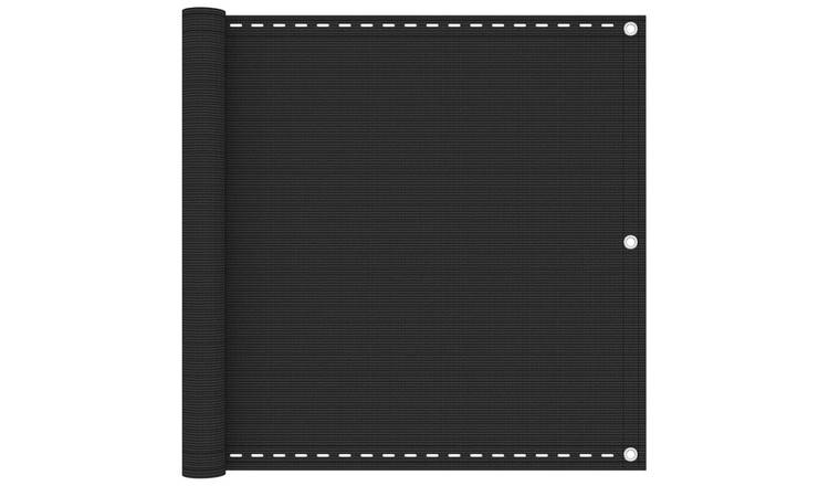 Walplus HDPE Balcony Screen - Anthracite - 90 x 600 cm