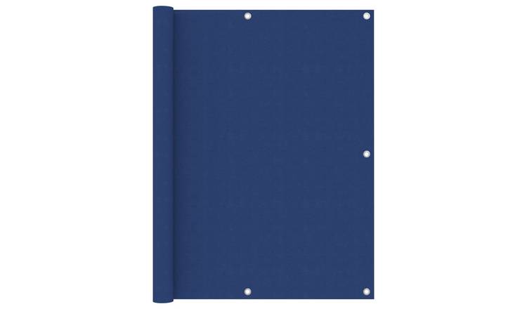 Walplus Polyester Oxford Balcony Screen - Blue - 120 x 500 cm