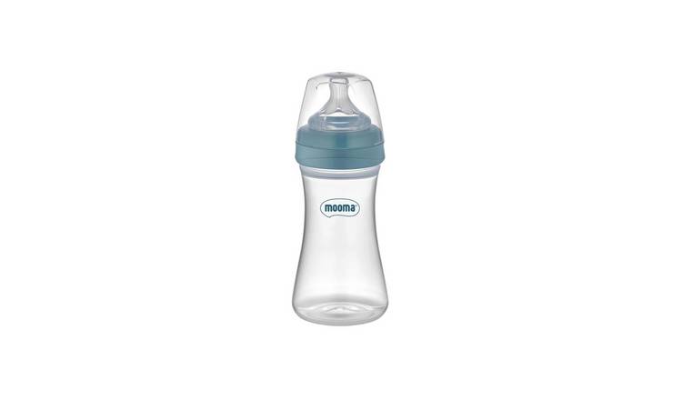 Mooma 250ml Kindy Fast-Flow Feeding Bottle - Ball Blue