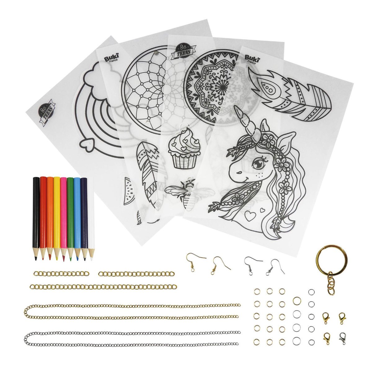 Buki Shrink Plastic Jewellery Craft Activity Set - Age 8+ - Image 2